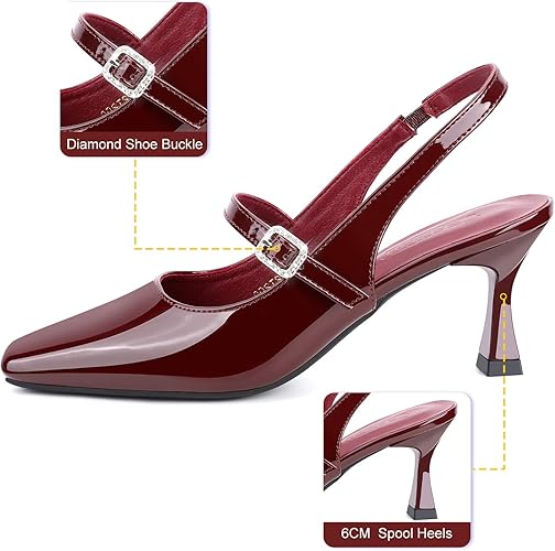 Strappy Square Toe Mary Janes