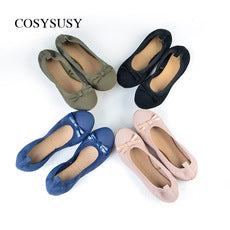 Egg roll shoes flats  round toe
