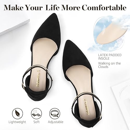 Pointed Toe Flat Rhinestone Butterfly Flats