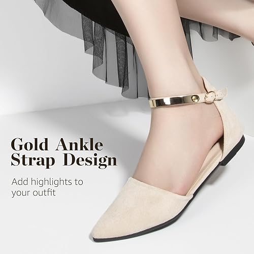 Pointed Toe Flat Rhinestone Butterfly Flats