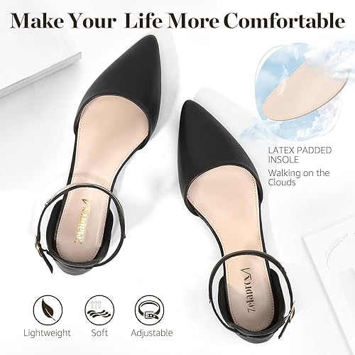 Pointed Toe Flat Rhinestone Butterfly Flats