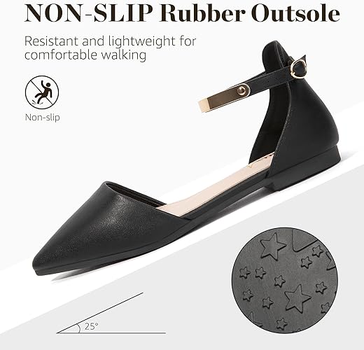 Pointed Toe Flat Rhinestone Butterfly Flats
