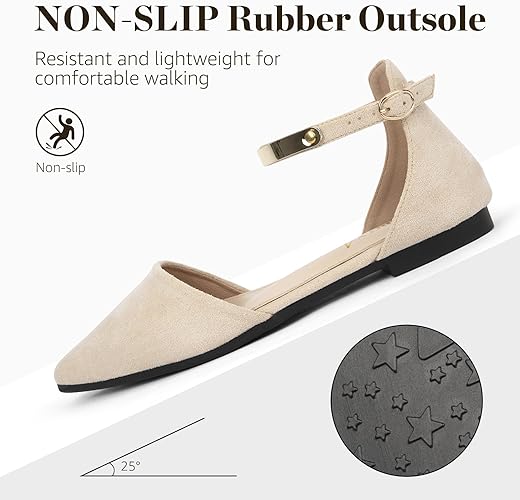 Pointed Toe Flat Rhinestone Butterfly Flats