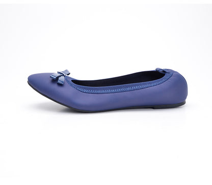 Egg roll shoes flats  round toe