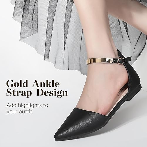 Pointed Toe Flat Rhinestone Butterfly Flats