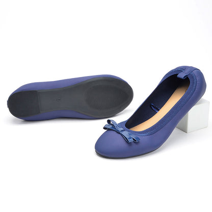 Egg roll shoes flats  round toe
