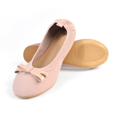 Egg roll shoes flats  round toe