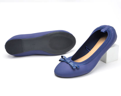 Egg roll shoes flats  round toe